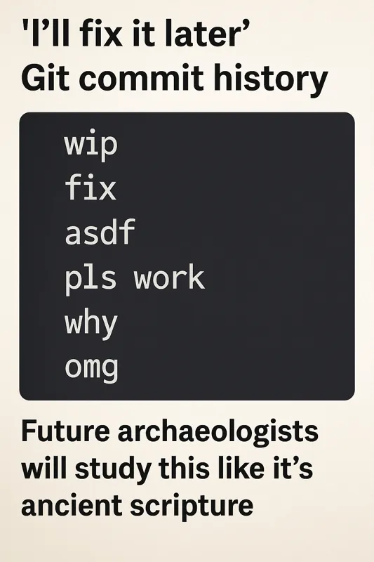 Git history for archeologists